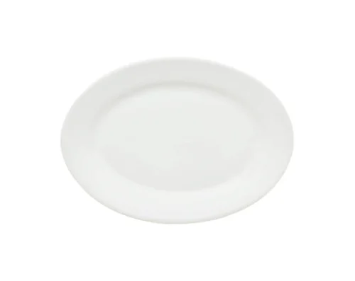 RIM OVAL DISH 01430 WHITE 630x500