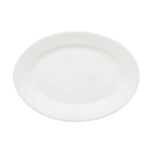 RIM OVAL DISH 01430 WHITE 630x500