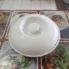 Tutup piring makan putih