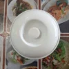 Tutup piring makan putih