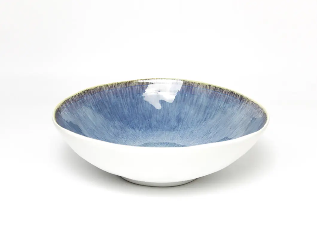 Mangkuk keramik biru putih