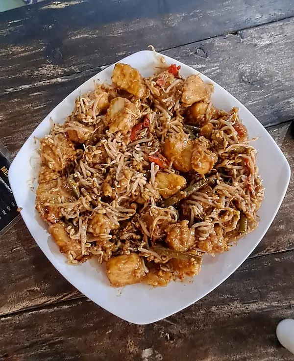Tahu tauco tauge pedas